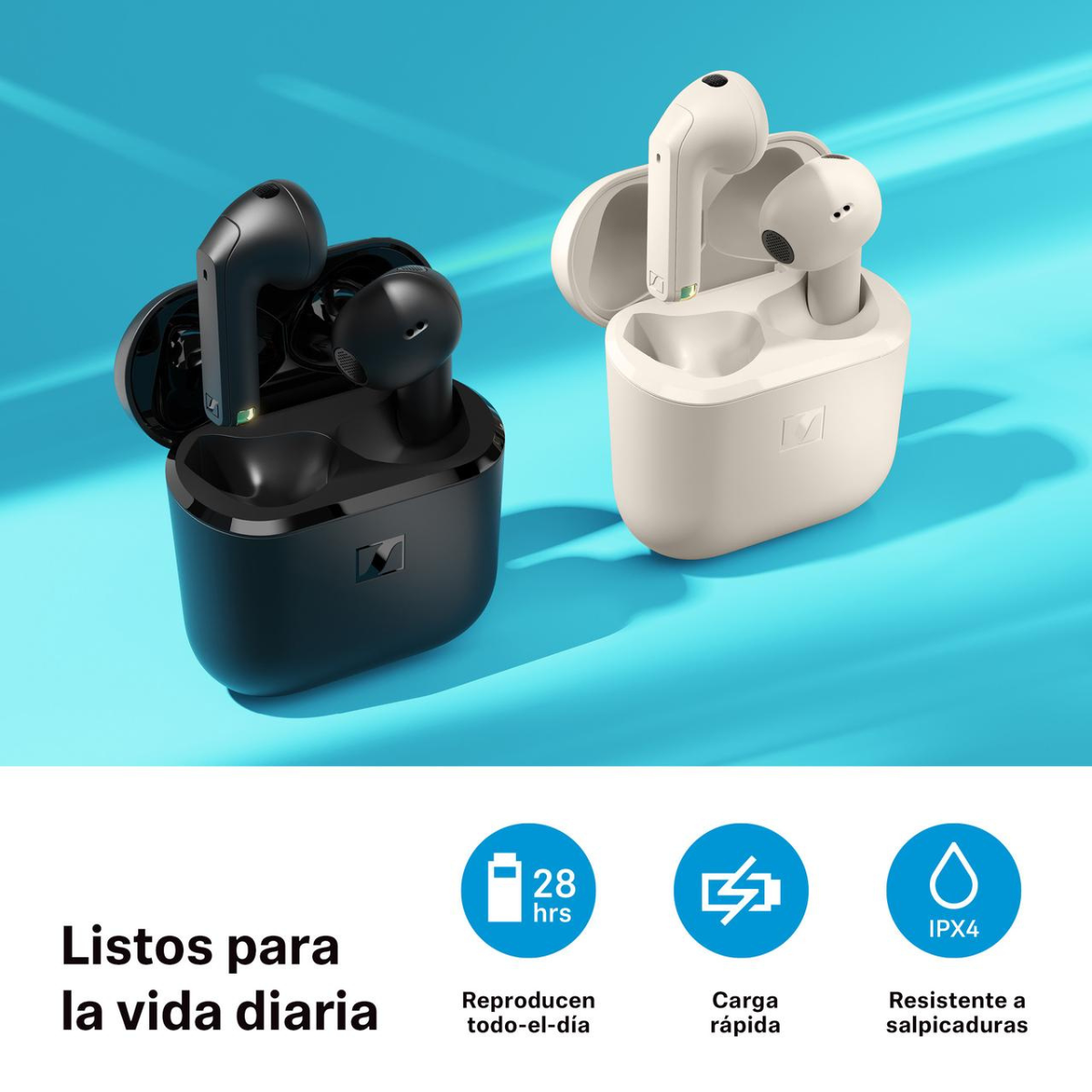 AUDÍFONOS SENNHEISER IN-EAR ACCENTUM OPEN BLUETOOTH NEGRO - 5