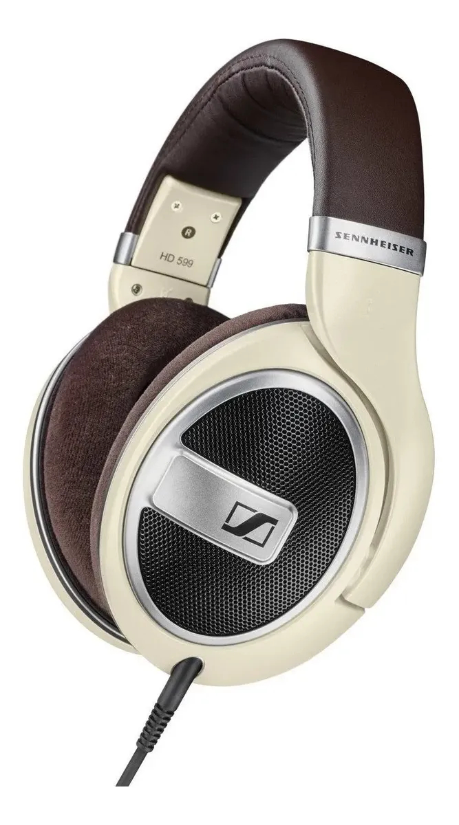 SENNHEISER HD 599 IVORY HI-FI ABIERTOS CON CABLE AUDÍFONOS OVER EAR - 1