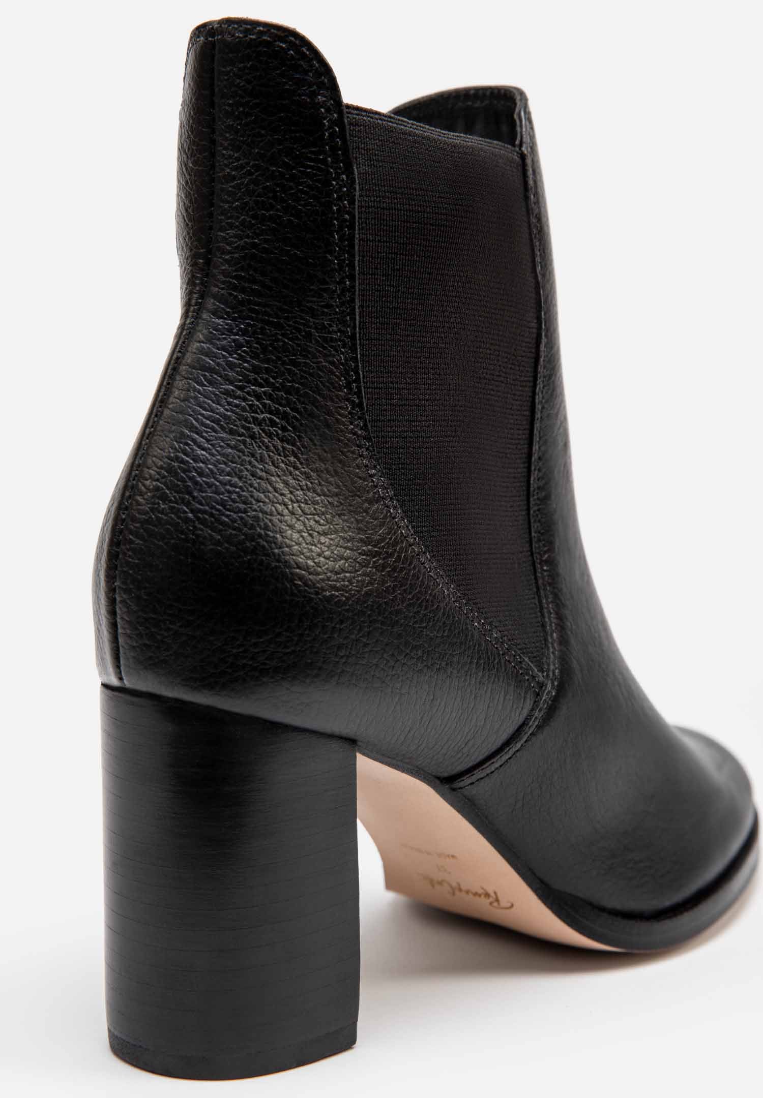 RENZO COSTA-BOTINES CHELSEA LINA BTD 2503 PRETO - 5