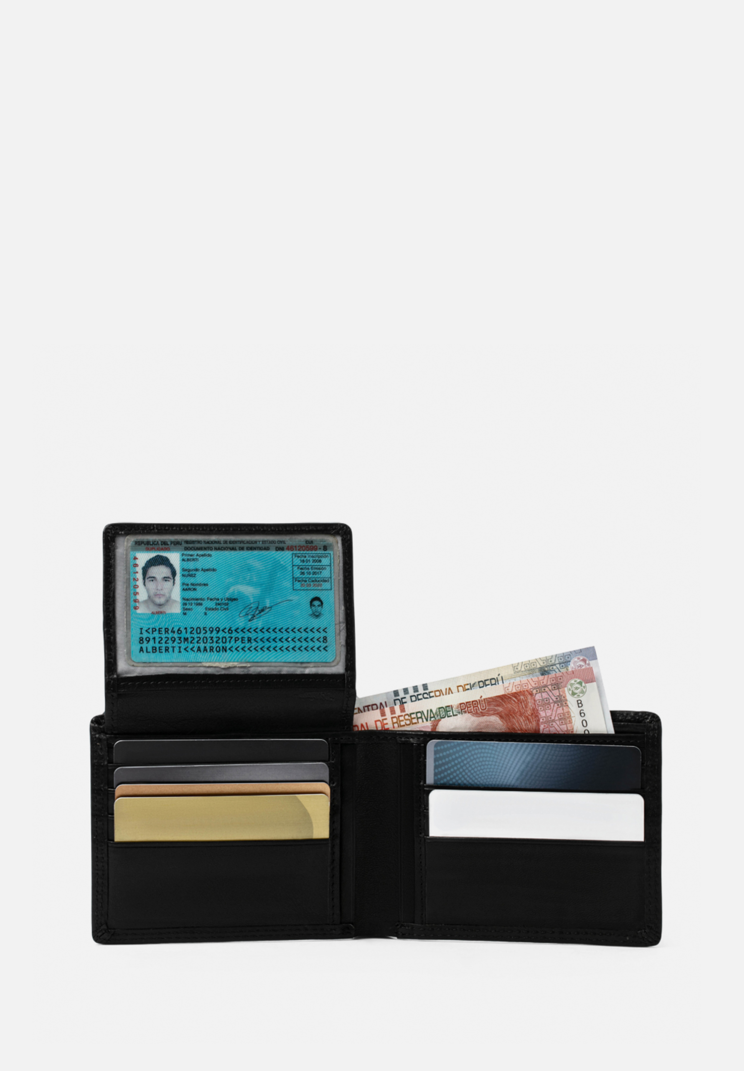 RENZO COSTA-BILLETERA WP ETR-17 917270 BLACK - 5
