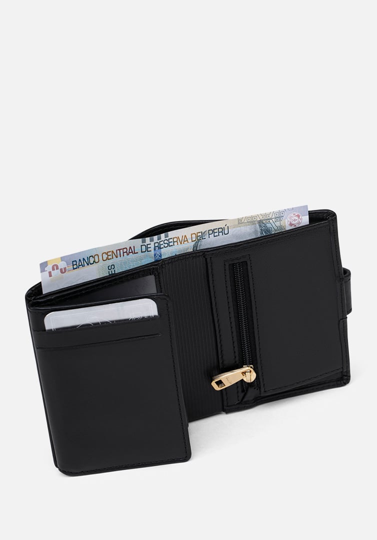 RENZO COSTA-BILLETERA NEW ORDER W ETR-21 3607278 BLACK - 3