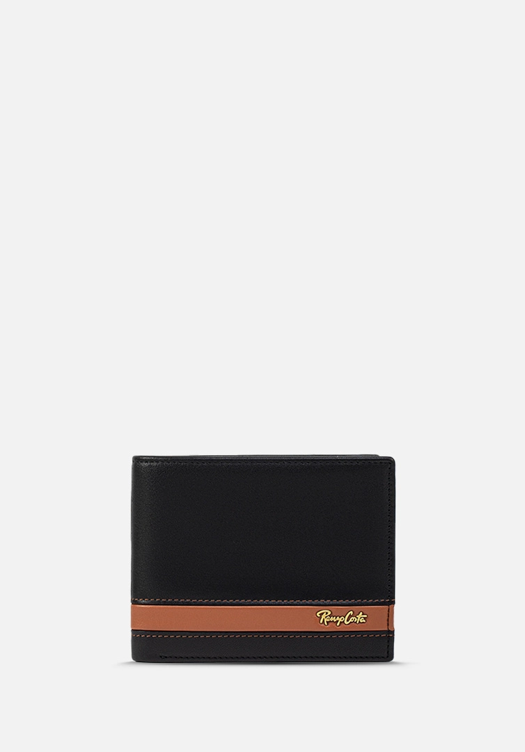 RENZO COSTA-BILLETERA  WPC 2166 1 BLACK / 10 YELLOW BROWN LUX - 1