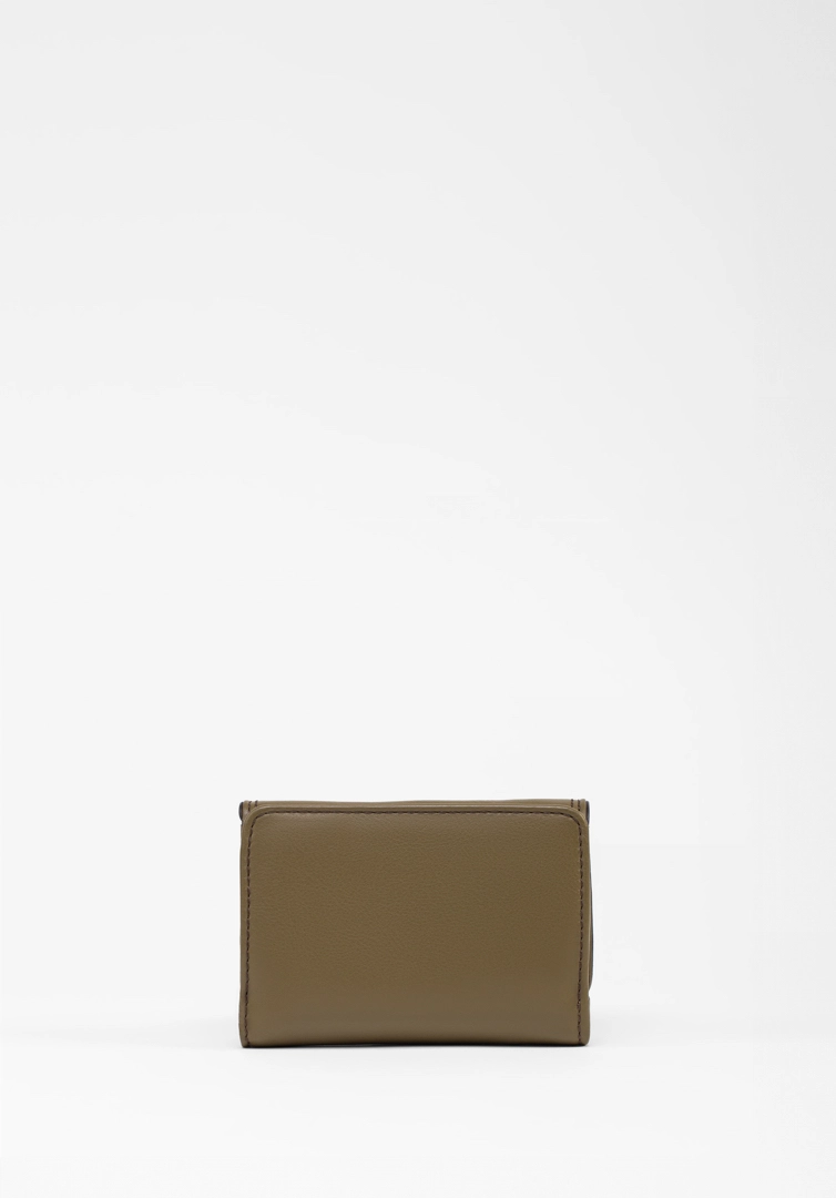 RENZO COSTA-BILLETERA PEQUEÑA COLECCION CAPSULA 73 MUSTARD W ETR - 17 588359 CARCIOFO/DARK BROWN - 2