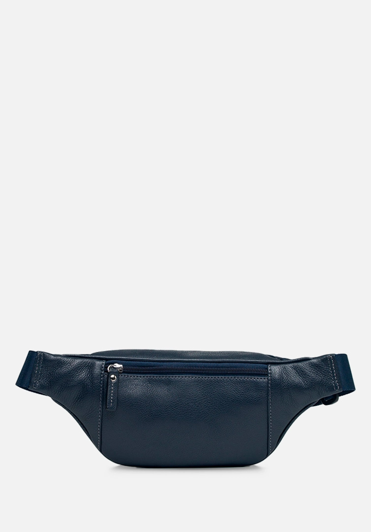 RENZO COSTA-CANGURO EN CUERO GRABADO COLECCIÓN ITALIAN LEATHER RKC 2152 NAVY ETR - 2