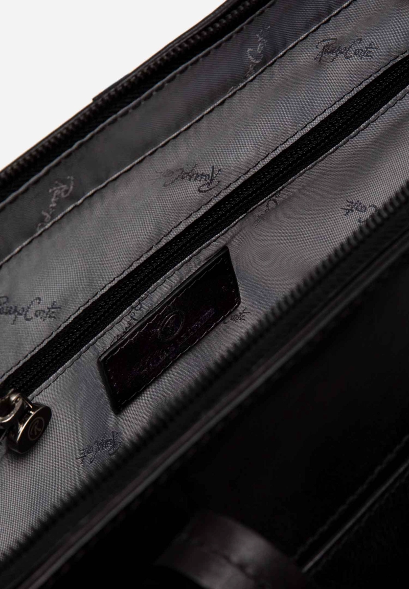 RENZO COSTA-CARTERA TOTE HERITAGE RCD 2535 NERO ETR - 5