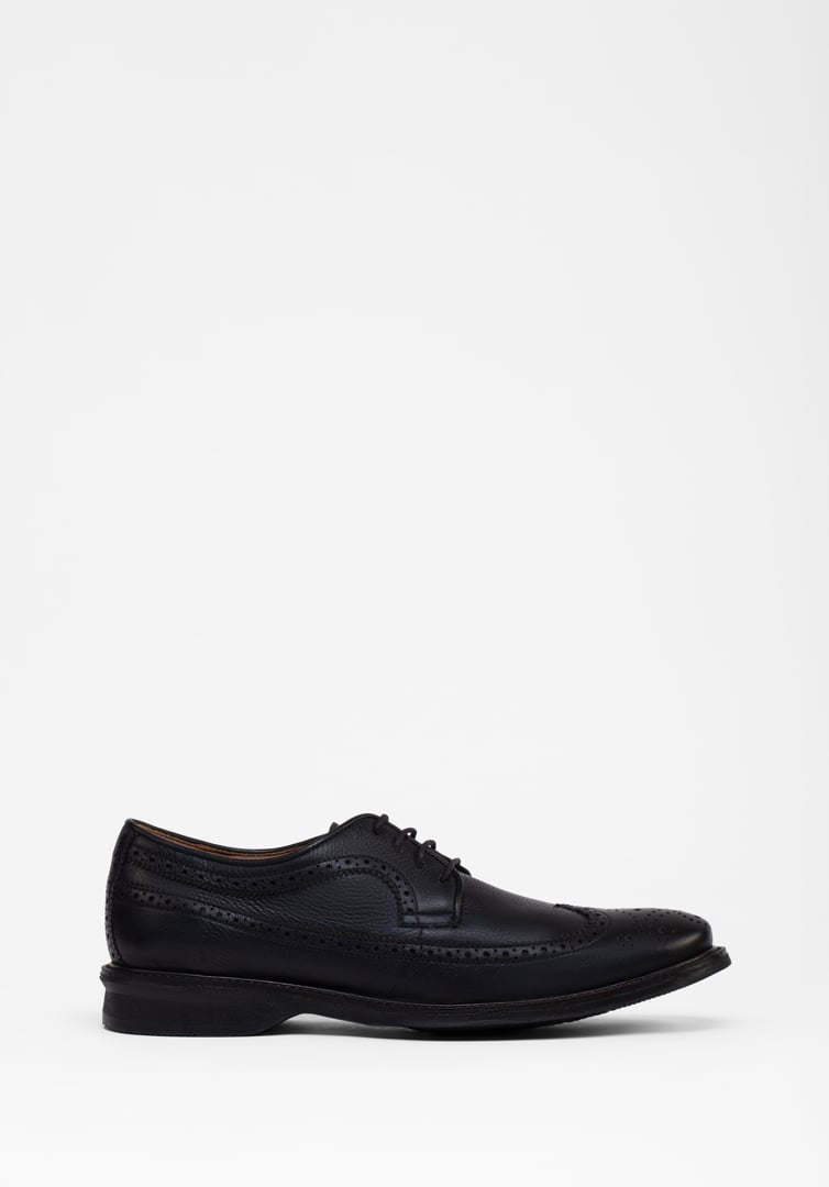 RENZO COSTA-ZAPATOS CLASICO PERFORADO ZPC 2477 BLACK - 1
