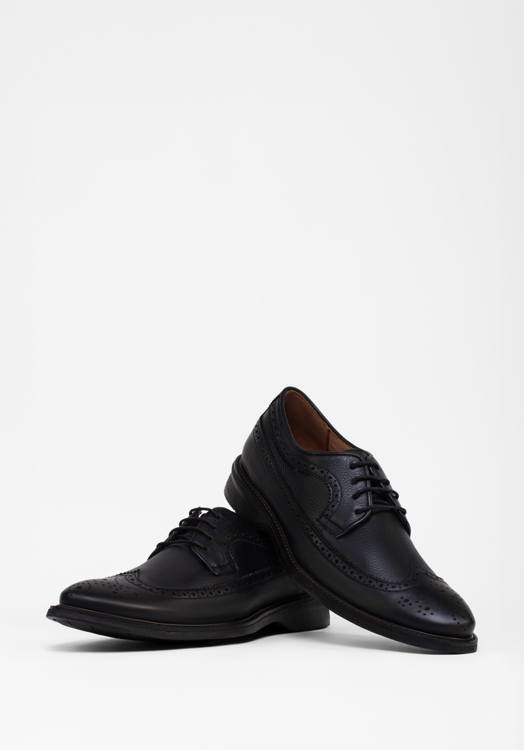 RENZO COSTA-ZAPATOS CLASICO PERFORADO ZPC 2477 BLACK - 5