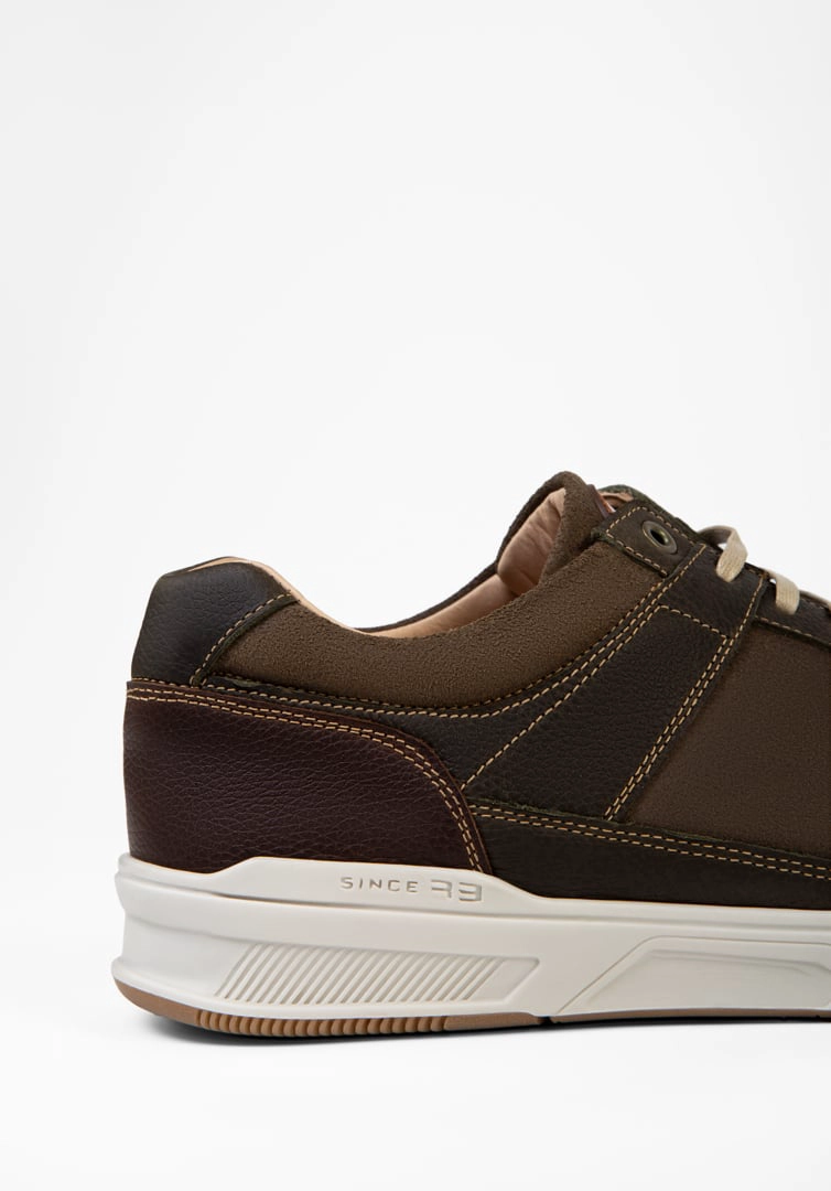 RENZO COSTA-SNEAKERS MULTI TREAD ZPC 2498 LOGORO VERDE NUTRIA - 5