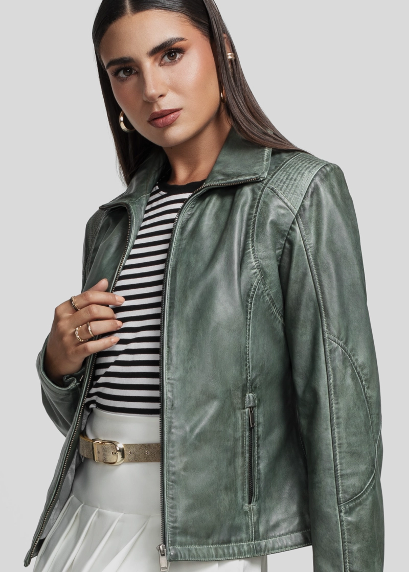 RENZO COSTA-CASACA CASUAL CRAFT CSD 2512 FOREST GREEN-5013 - 1