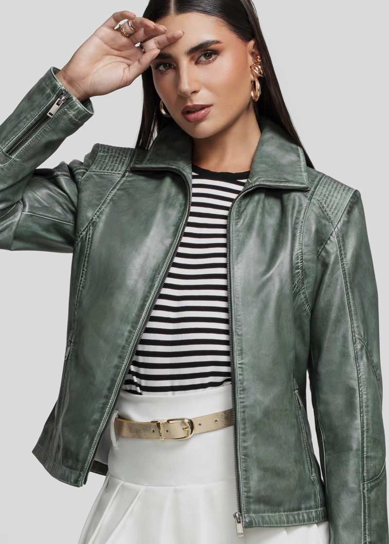 RENZO COSTA-CASACA CASUAL CRAFT CSD 2512 FOREST GREEN-5013 - 4