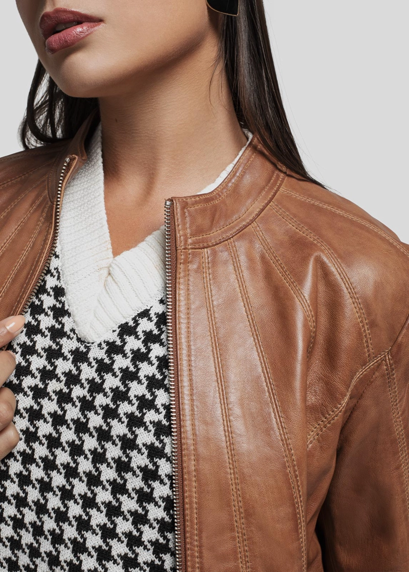 RENZO COSTA-CASACA URBAN LINE CSD 2522 COGNAC-6056 - 2