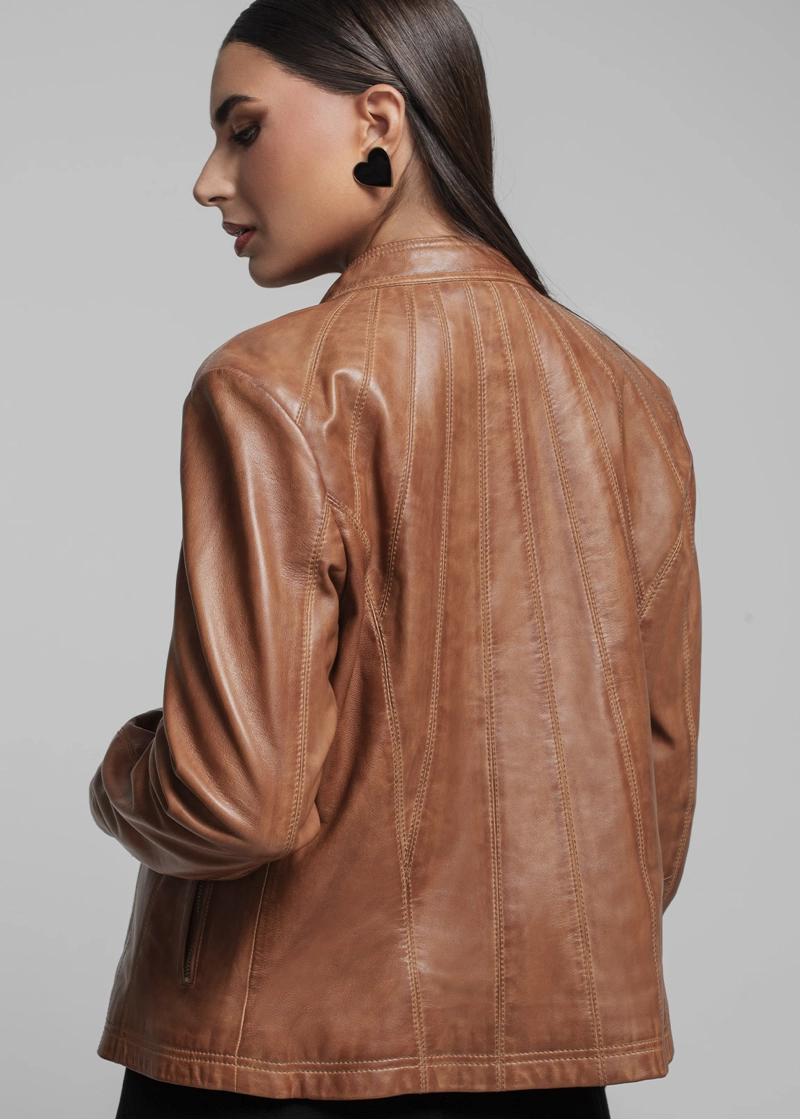 RENZO COSTA-CASACA URBAN LINE CSD 2522 COGNAC-6056 - 3