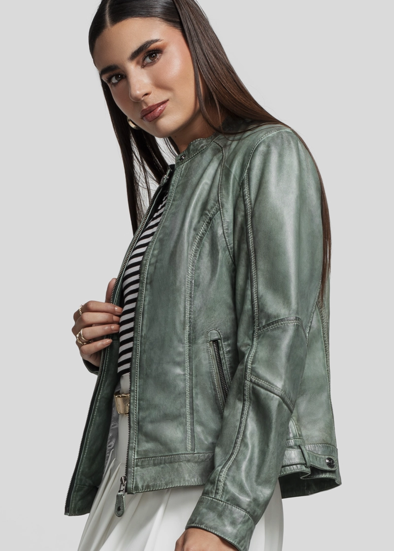 RENZO COSTA-CASACA STONE FLAIR CSD 2516 FOREST GREEN-5013 - 1