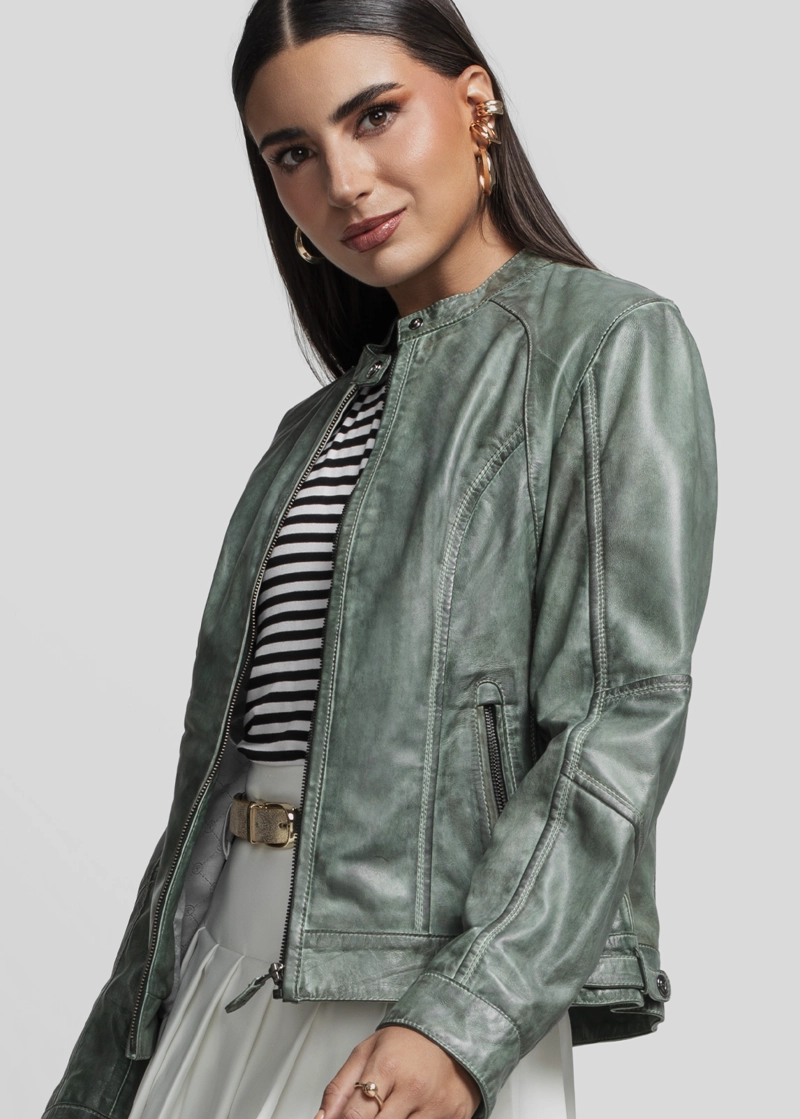 RENZO COSTA-CASACA STONE FLAIR CSD 2516 FOREST GREEN-5013 - 4