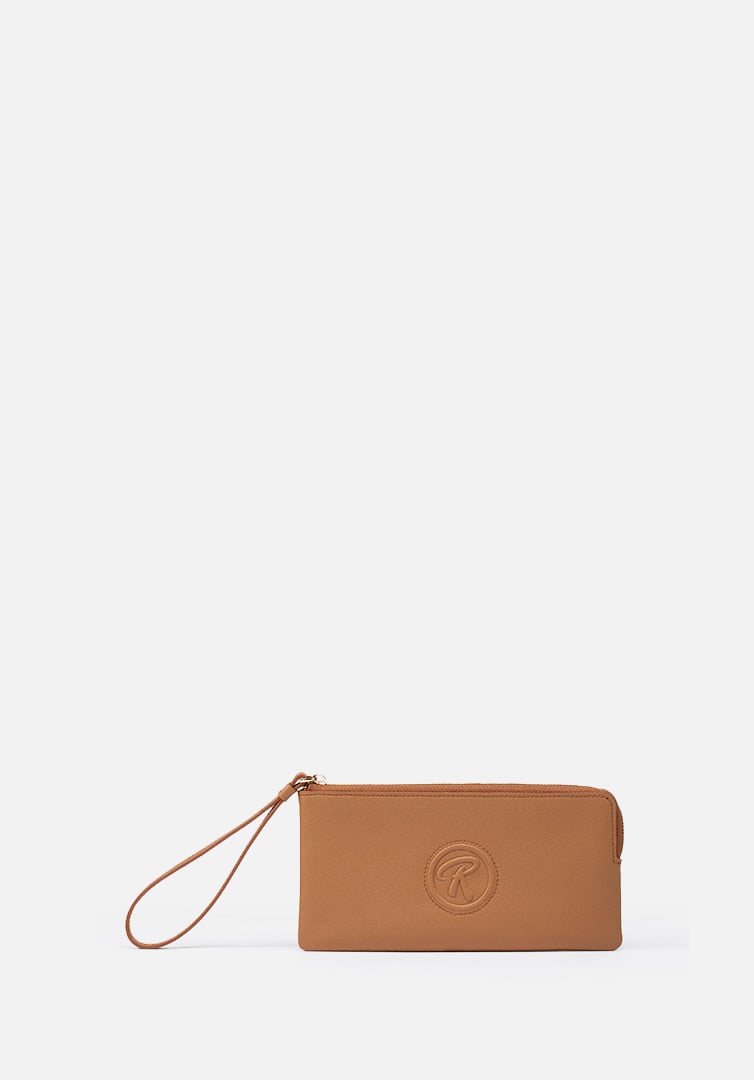 RENZO COSTA-POUCH BAG EMBOSSY PBD 2203 121 YELLOW BROWN LUX - 1