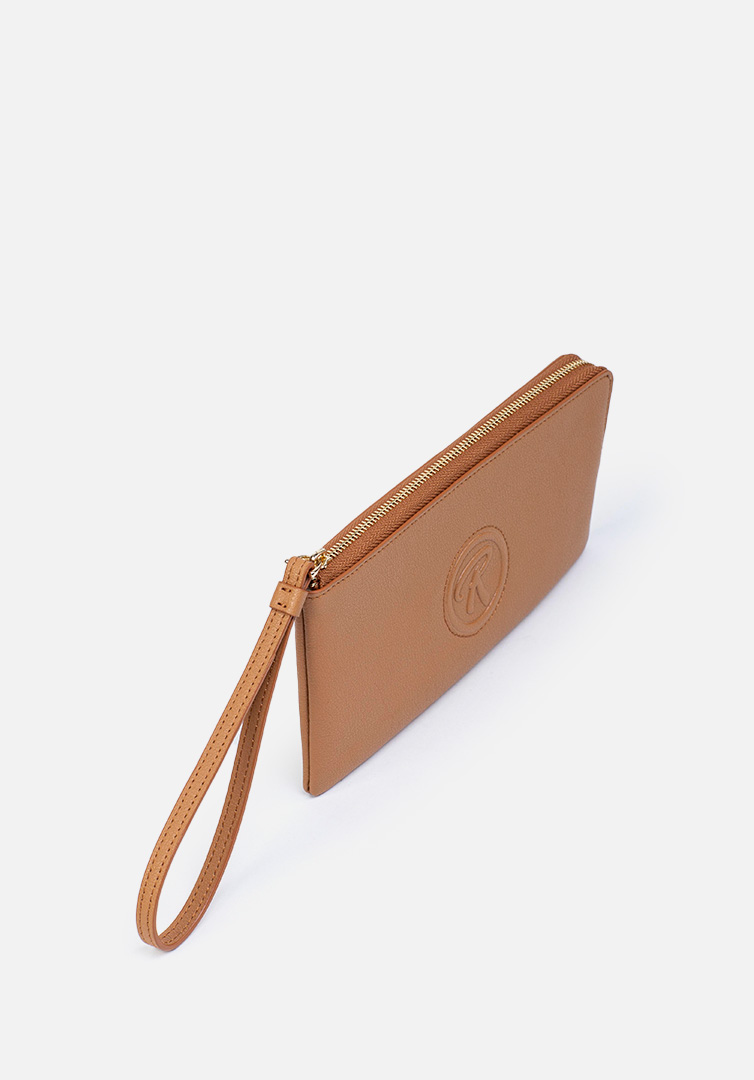RENZO COSTA-POUCH BAG EMBOSSY PBD 2203 121 YELLOW BROWN LUX - 3