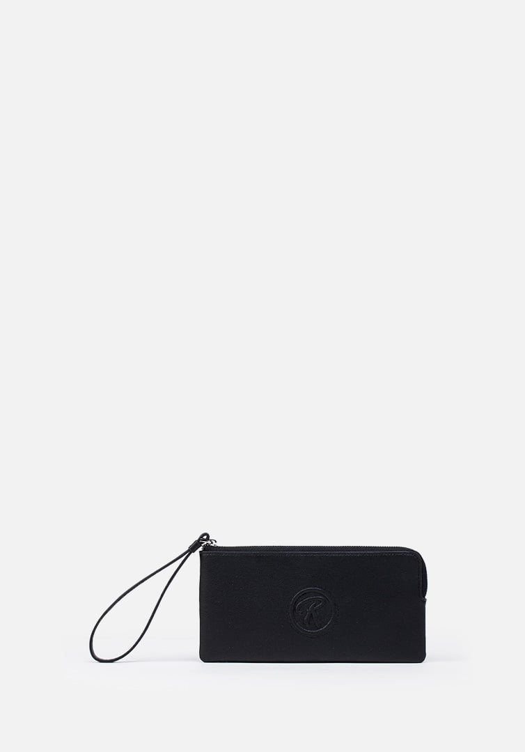 RENZO COSTA-POUCH BAG EMBOSSY PBD 2203 100 BLACK LUX - 1