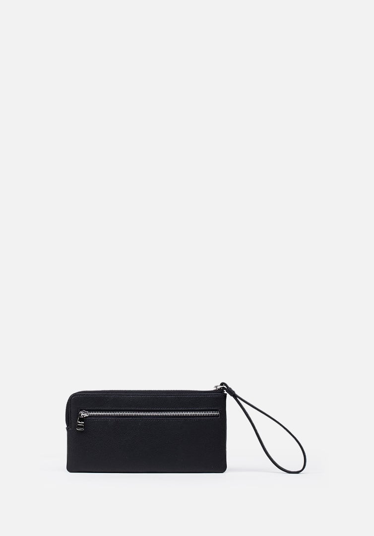 RENZO COSTA-POUCH BAG EMBOSSY PBD 2203 100 BLACK LUX - 2