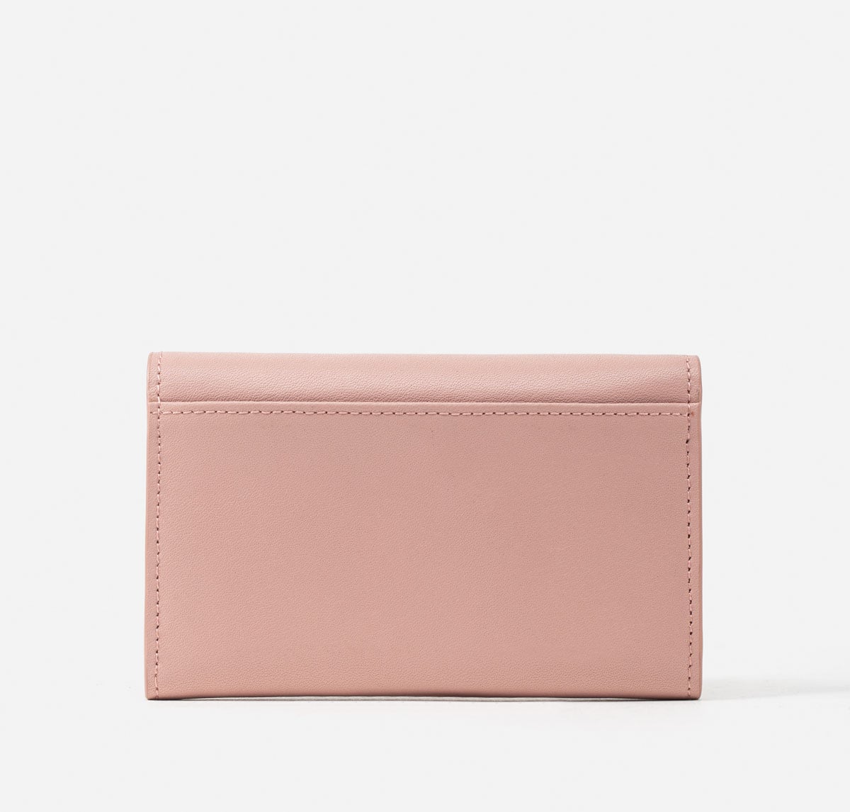 RENZO COSTA-MONEDERO CLASICO DE CUERO COLOR ENTERO MOD 2219 196 PINK LUX - 2