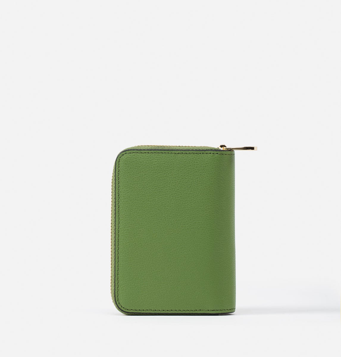 RENZO COSTA-MONEDERO CON TARJETERO EN CUERO GRABADO MOD 2216 R128 GREEN LUX - 2