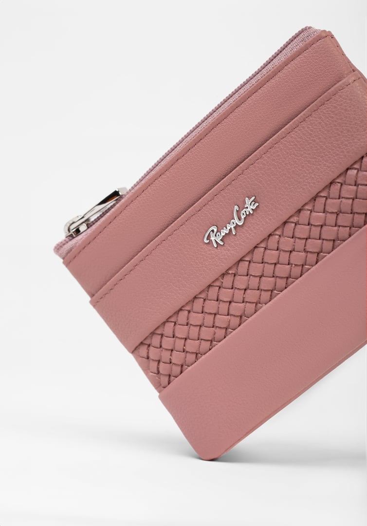 RENZO COSTA-MONEDERO TRENZADO MOD 2304 61 PINK LUX - 3