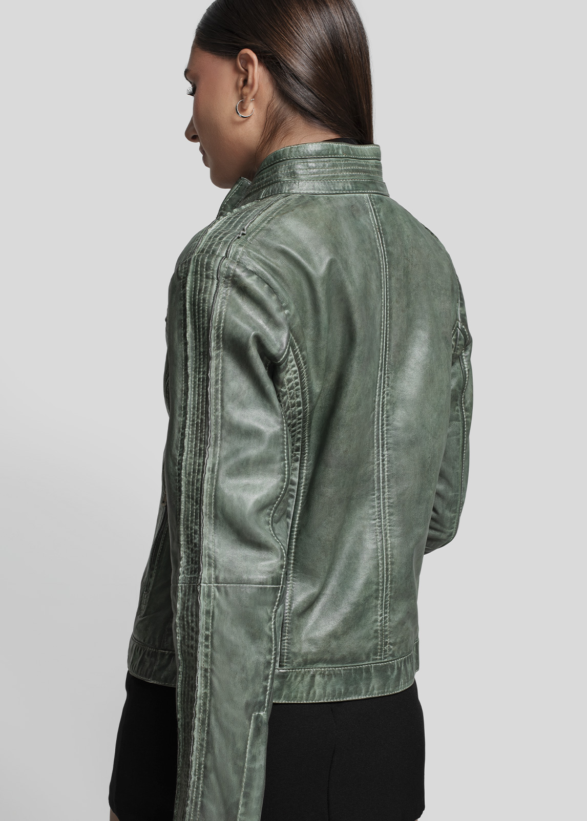 RENZO COSTA-CASACA VINTAGE SOUL CSD 2518 FOREST GREEN-5013 - 3