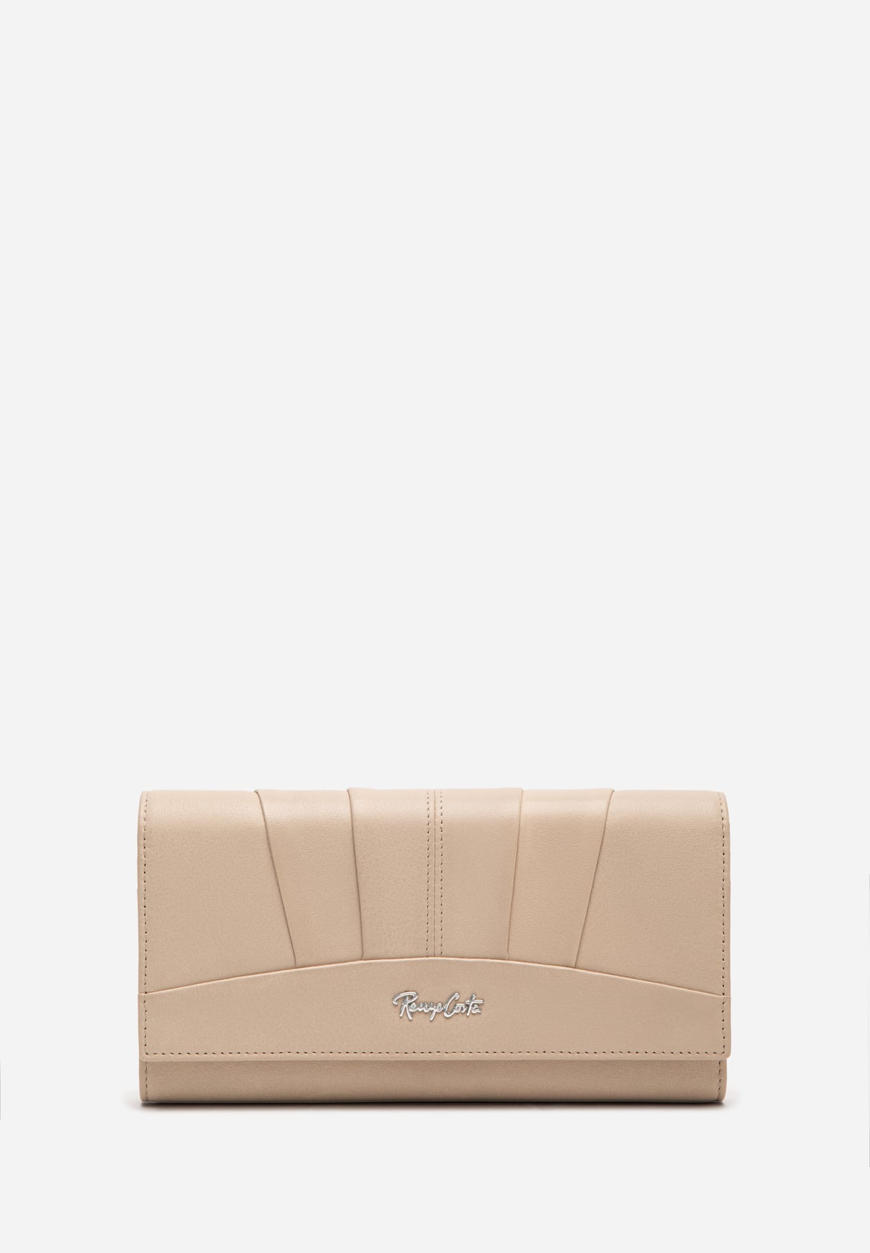 RENZO COSTA-BILLETERA CUERO DRAPE MAXI BILLETERA WPD 2606 12103 TAUPE LUX - 1
