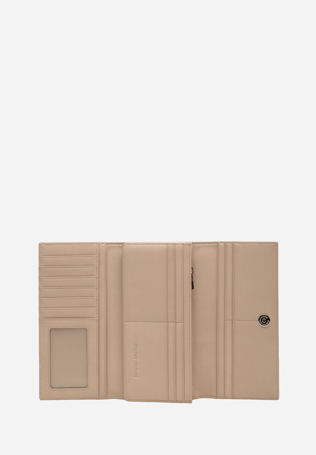 RENZO COSTA-BILLETERA CUERO DRAPE MAXI BILLETERA WPD 2606 12103 TAUPE LUX - 5