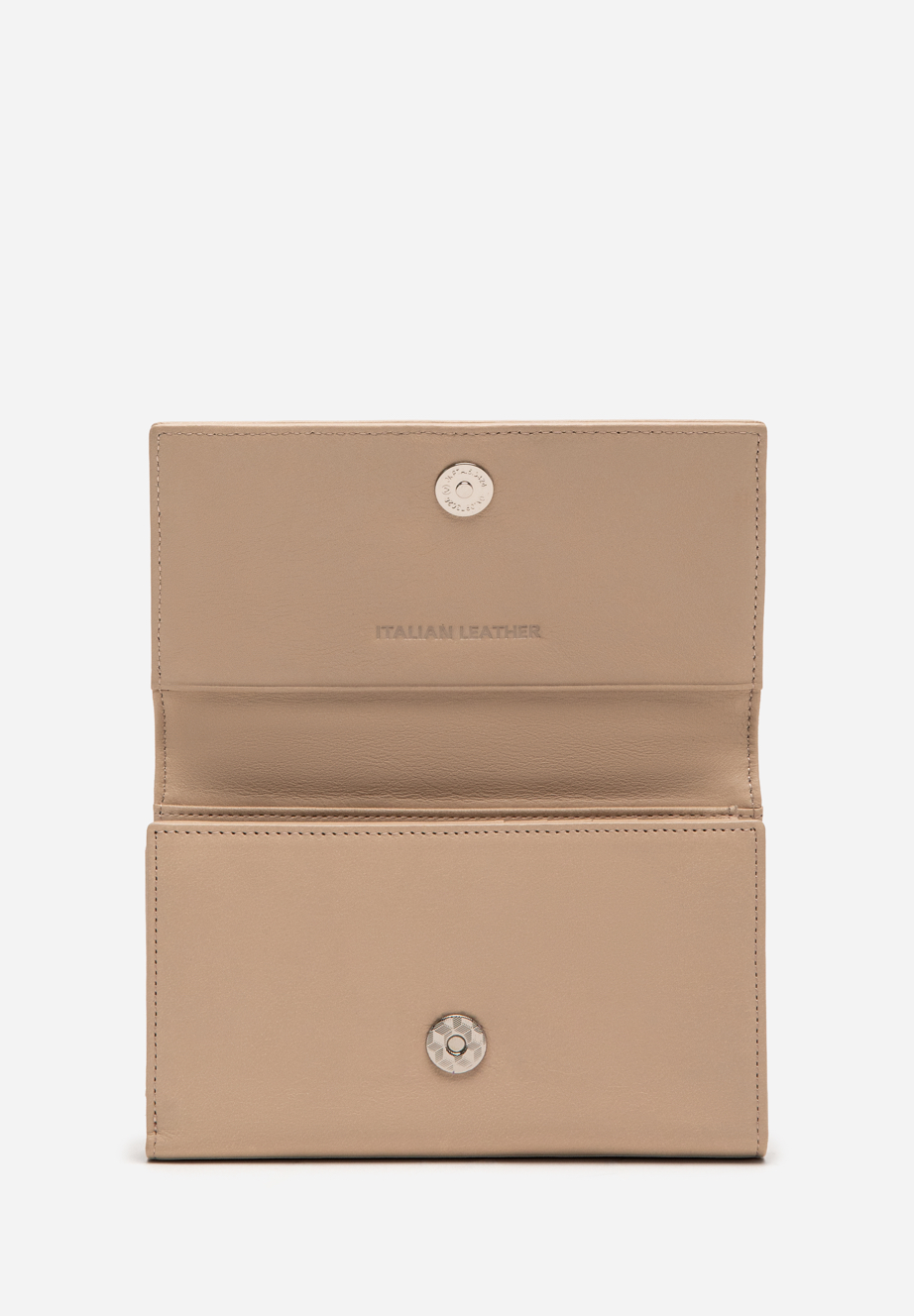 RENZO COSTA-BILLETERA CUERO DRAPE MIDI BILLETERA WPD 2607 12103 TAUPE LUX - 2