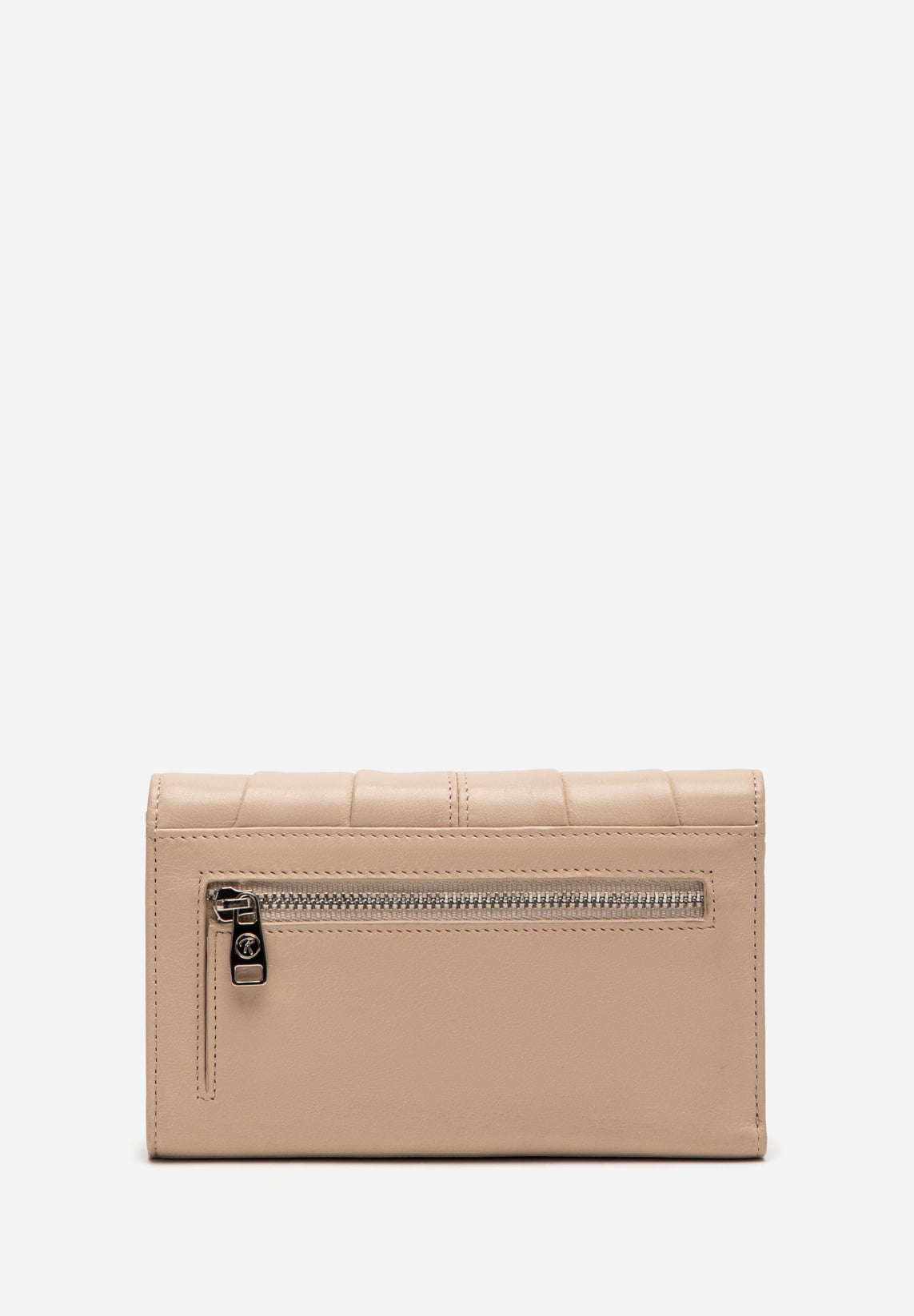 RENZO COSTA-BILLETERA CUERO DRAPE MIDI BILLETERA WPD 2607 12103 TAUPE LUX - 6