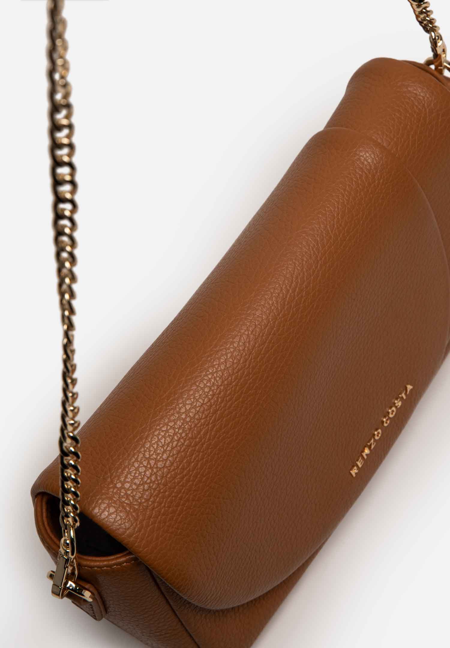 RENZO COSTA-CARTERA CHAIN SOFT RCD 2504 D44 CUOIO LUX - 3