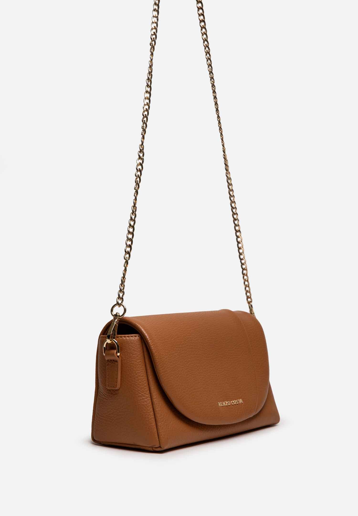 RENZO COSTA-CARTERA CHAIN SOFT RCD 2504 D44 CUOIO LUX - 4