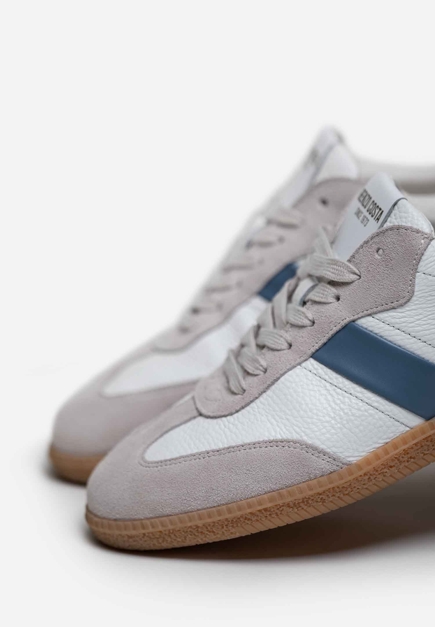 RENZO COSTA-SNEAKERS AXIS ZPC 2556 WHITE / BLUE - 5