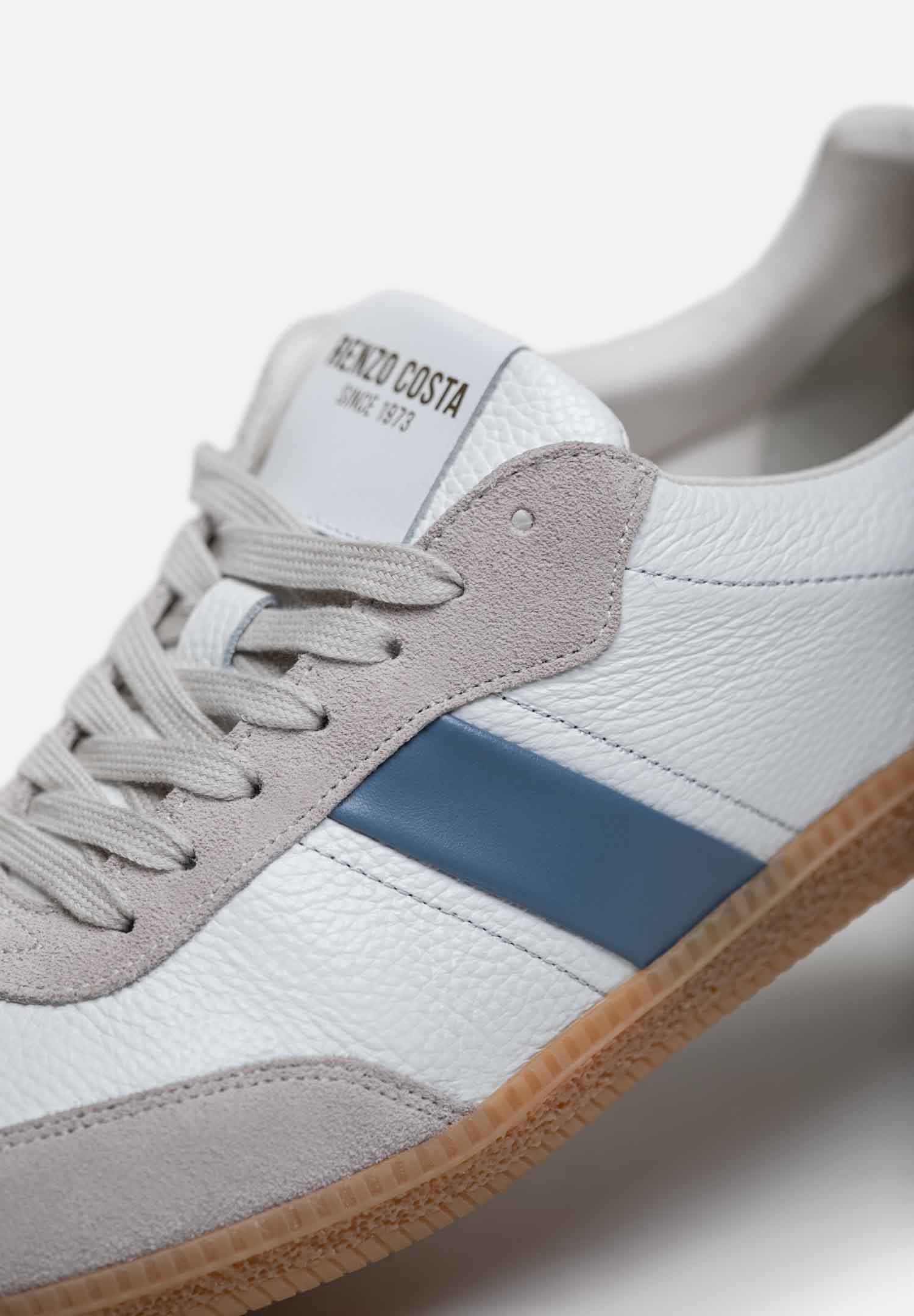 RENZO COSTA-SNEAKERS AXIS ZPC 2556 WHITE / BLUE - 7
