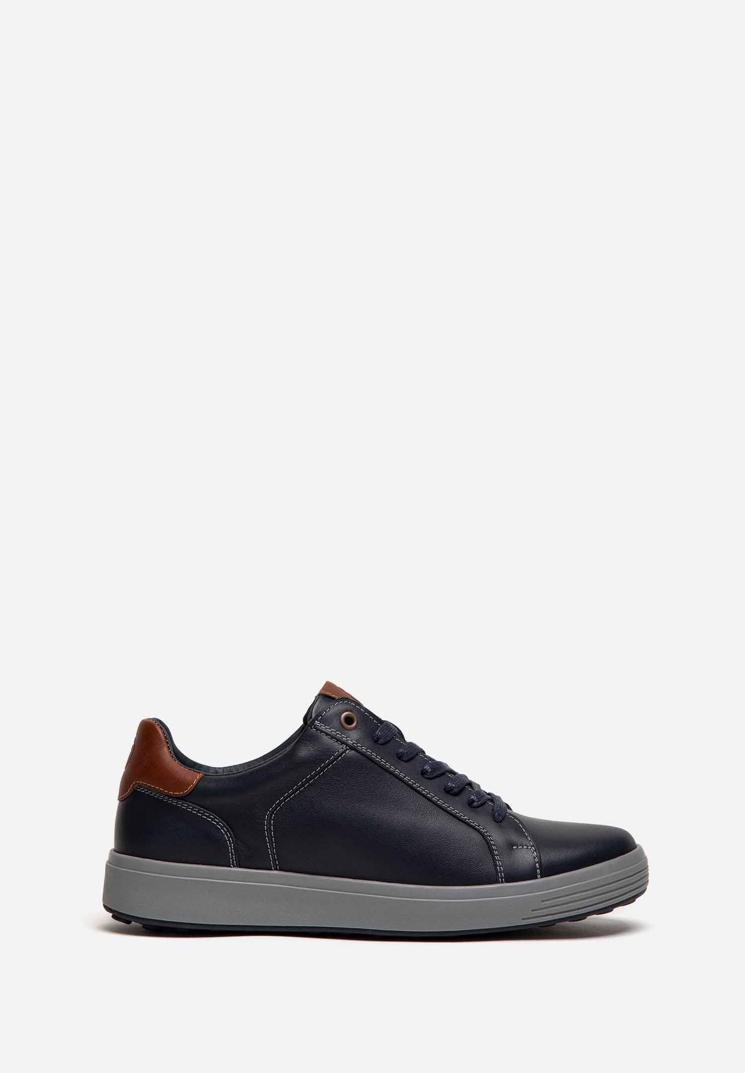 RENZO COSTA-SNEAKERS METRO ONE ZPC 2575 AZUL / TOSTADO - 1