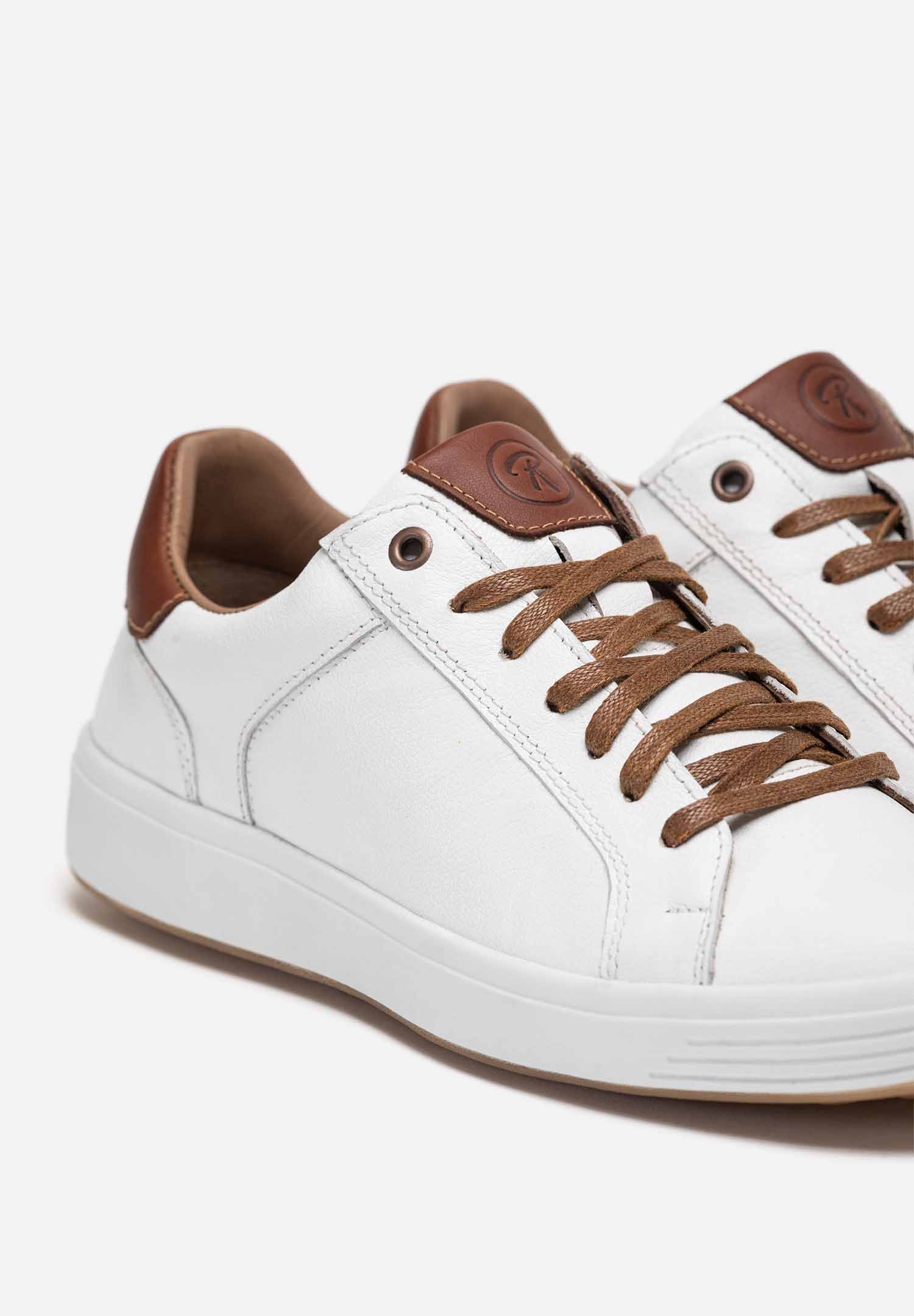 RENZO COSTA-SNEAKERS METRO ONE ZPC 2575 BLANCO / TOSTADO - 2