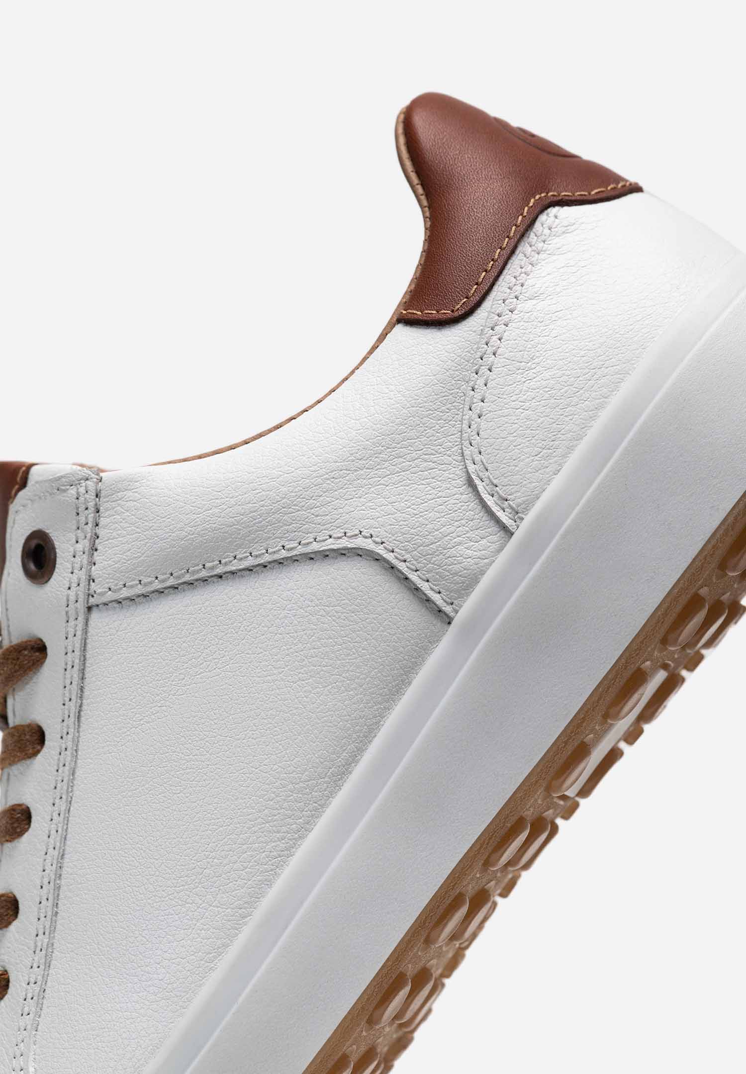 RENZO COSTA-SNEAKERS METRO ONE ZPC 2575 BLANCO / TOSTADO - 3