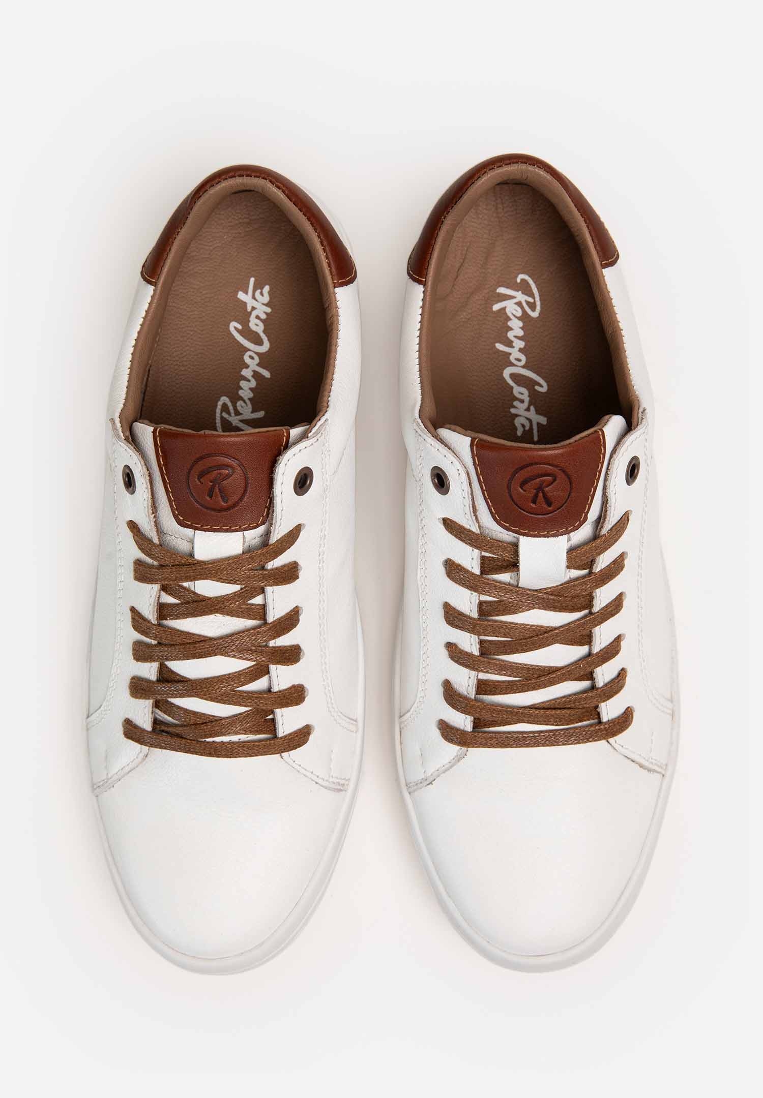 RENZO COSTA-SNEAKERS METRO ONE ZPC 2575 BLANCO / TOSTADO - 7