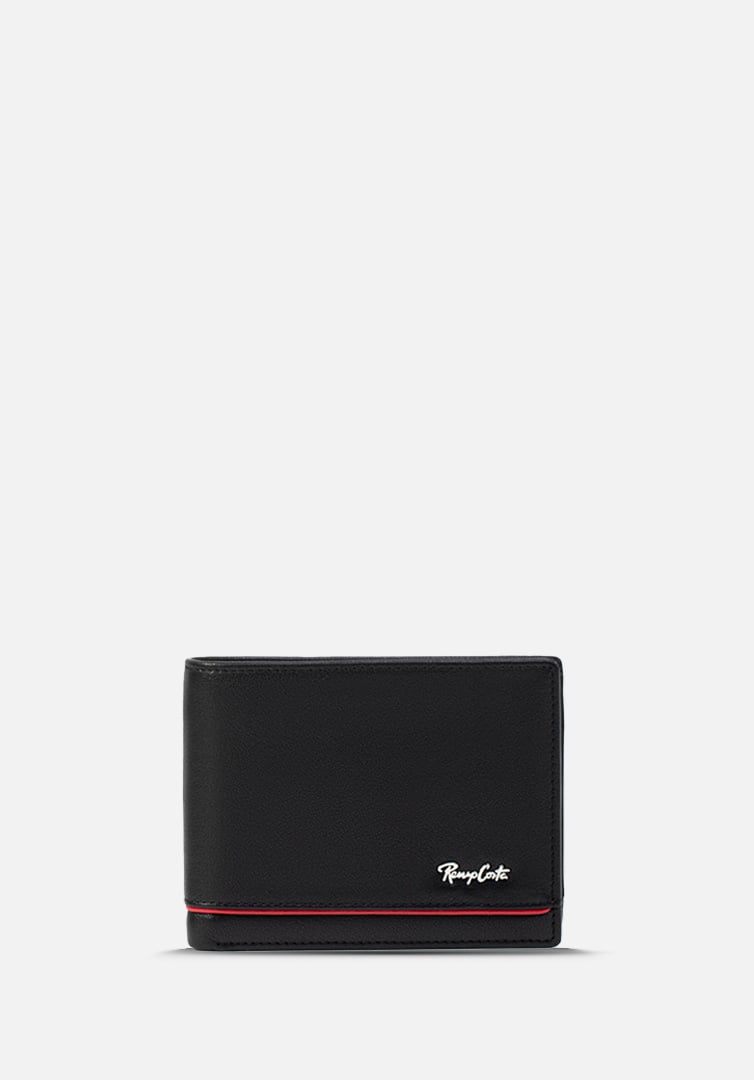 RENZO COSTA-BILLETERA WPC 2154 WPC 2154 1 BLACK / 9 DARK RED LUX - 1