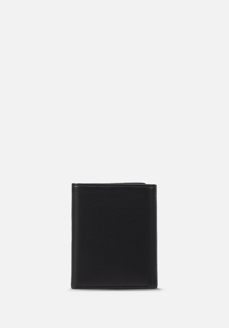 RENZO COSTA-BILLETERA EN CUERO DE TRES CUERPOS WPC 2156 1 BLACK LUX - 2