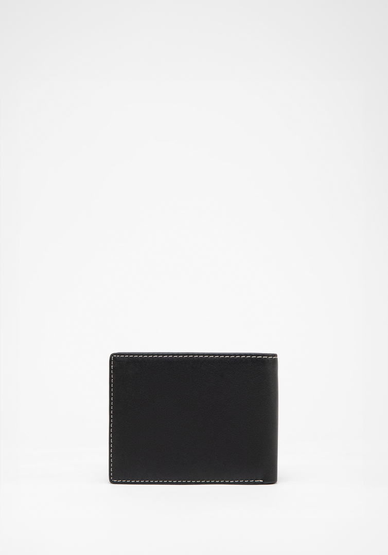 RENZO COSTA-SET BILLETERA Y LLAVERO MARK STC 2454 1 BLACK LUX - 3