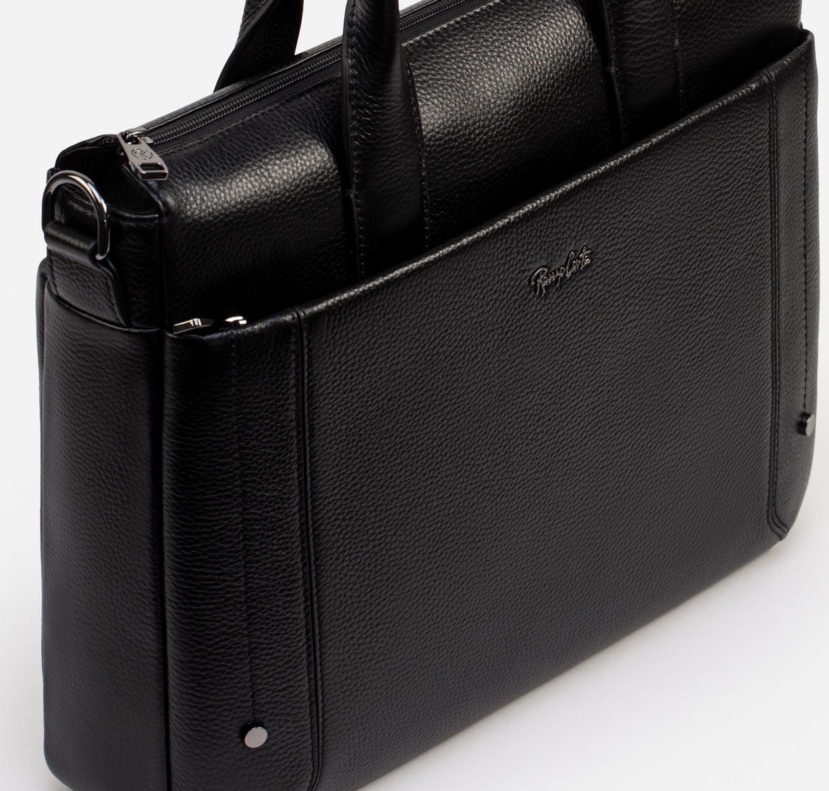 RENZO COSTA-MALETIN PORTATIL CLASICO MLC 2351 1 BLACK LUX - 4