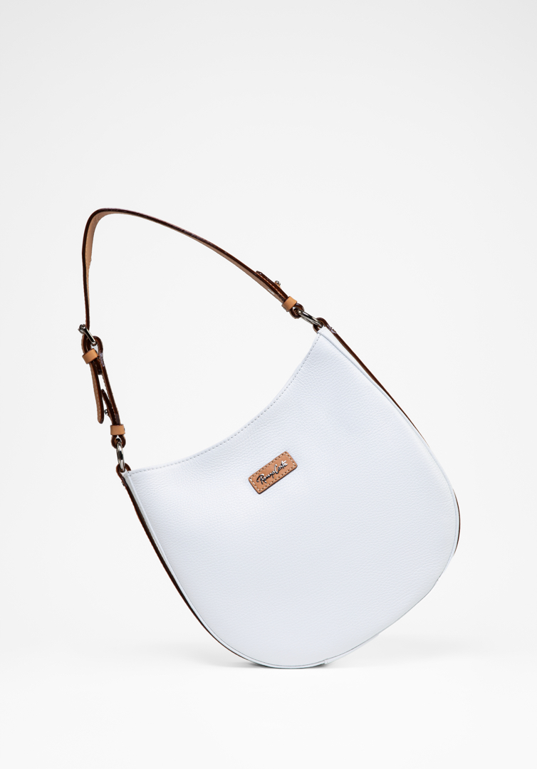RENZO COSTA-CARTERA OVAL LEATHER RCD 2442 BIANCO / NATURALE - 3