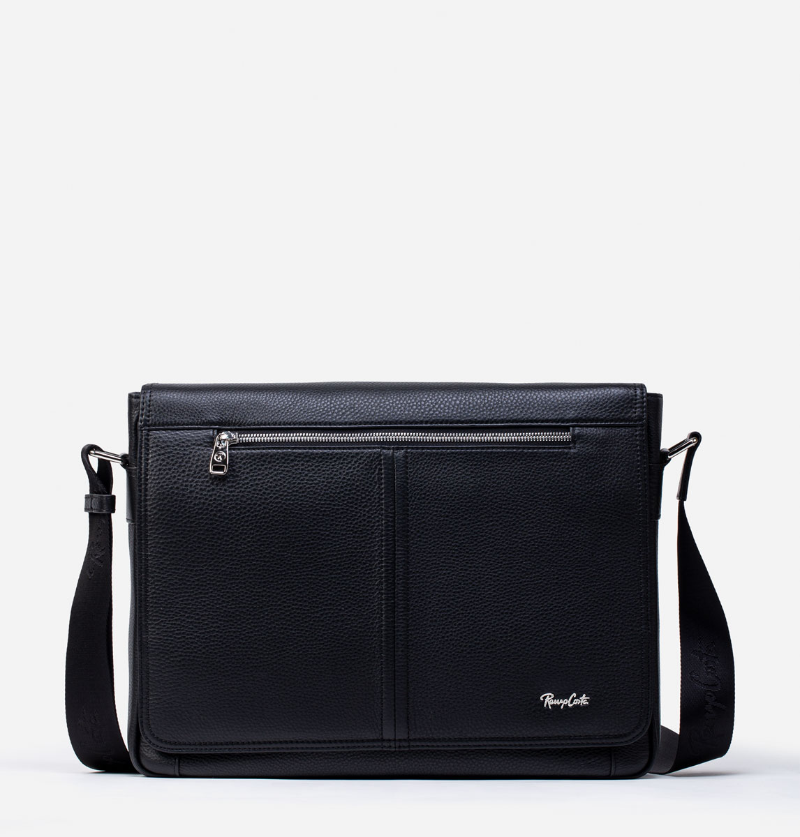 RENZO COSTA-MORRAL GRANDE EN CUERO GRABADO MRC 2260 BLACK - 1