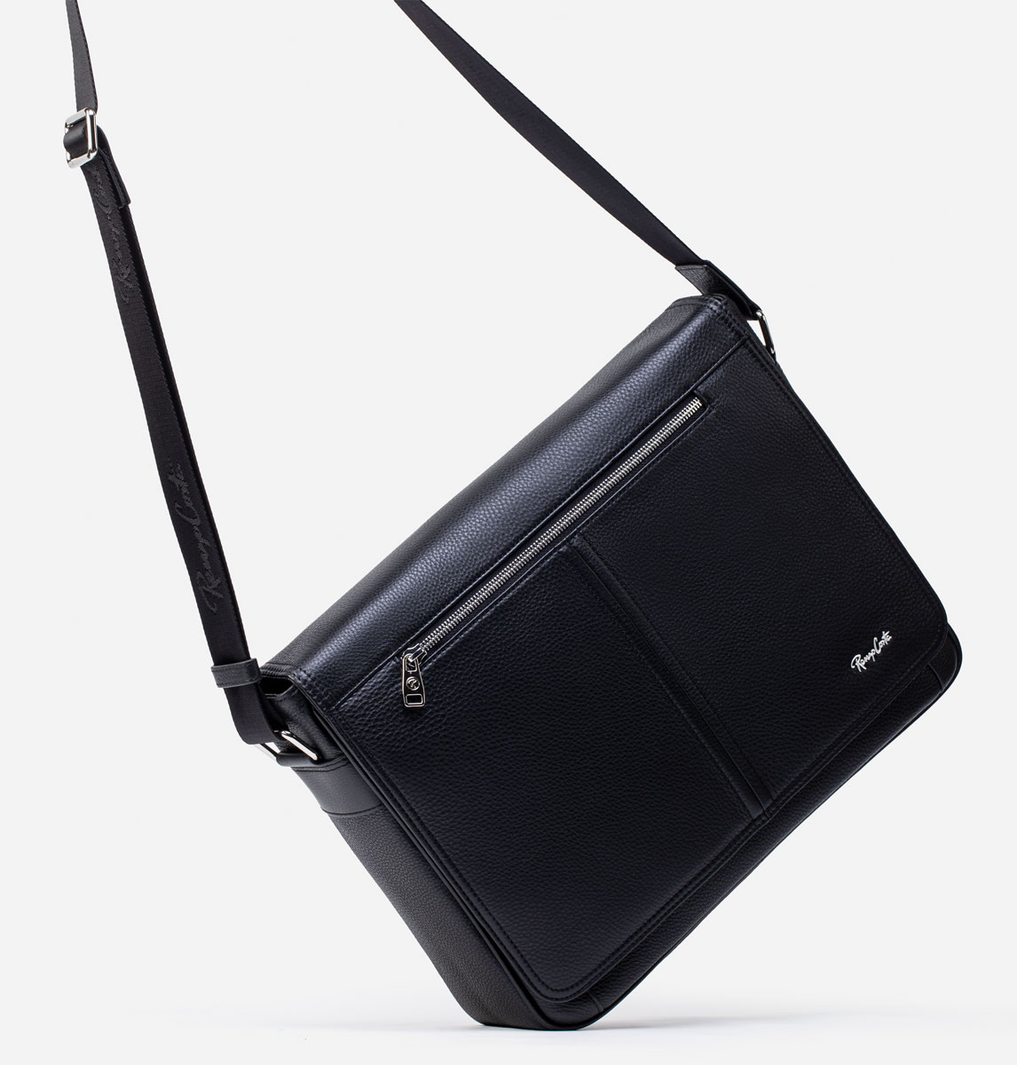 RENZO COSTA-MORRAL GRANDE EN CUERO GRABADO MRC 2260 BLACK - 3