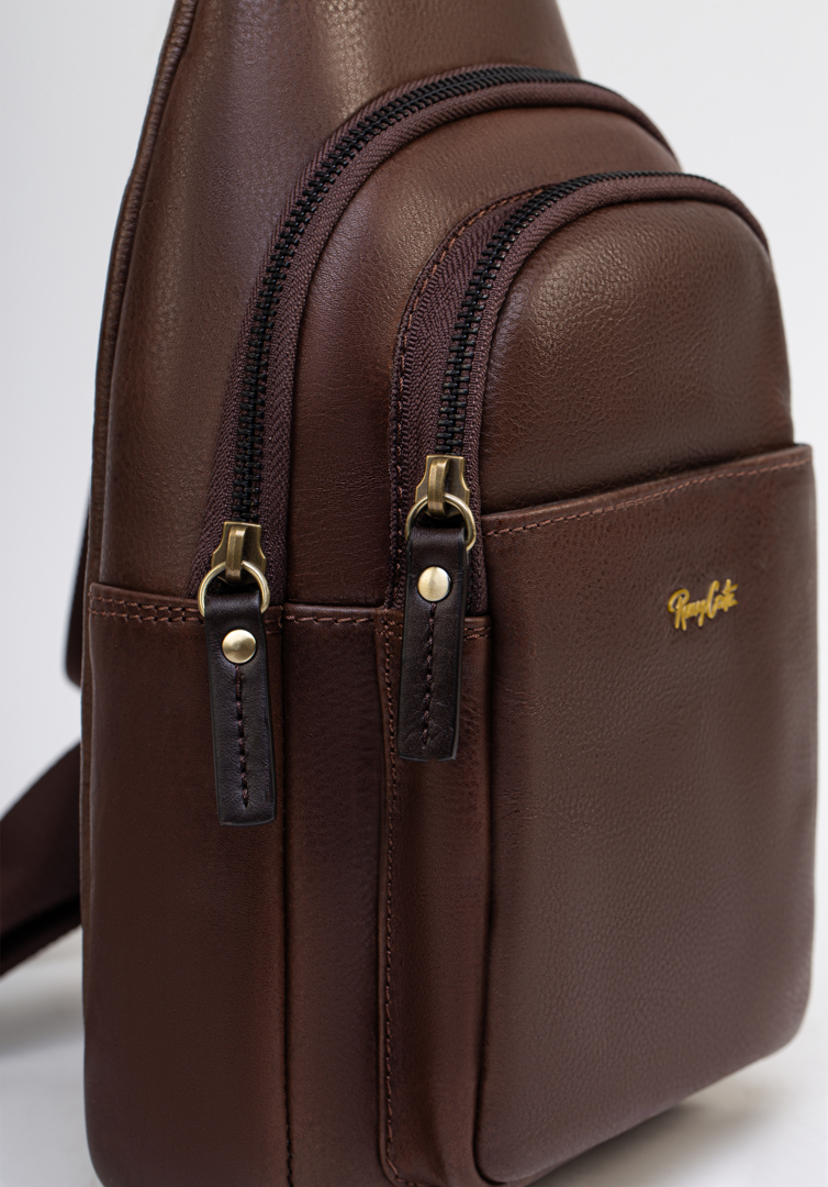 RENZO COSTA-CHEST BAG CHEST BAG MULTIPROPOSITO CBC 2353 BROWN / T.MORO - 4