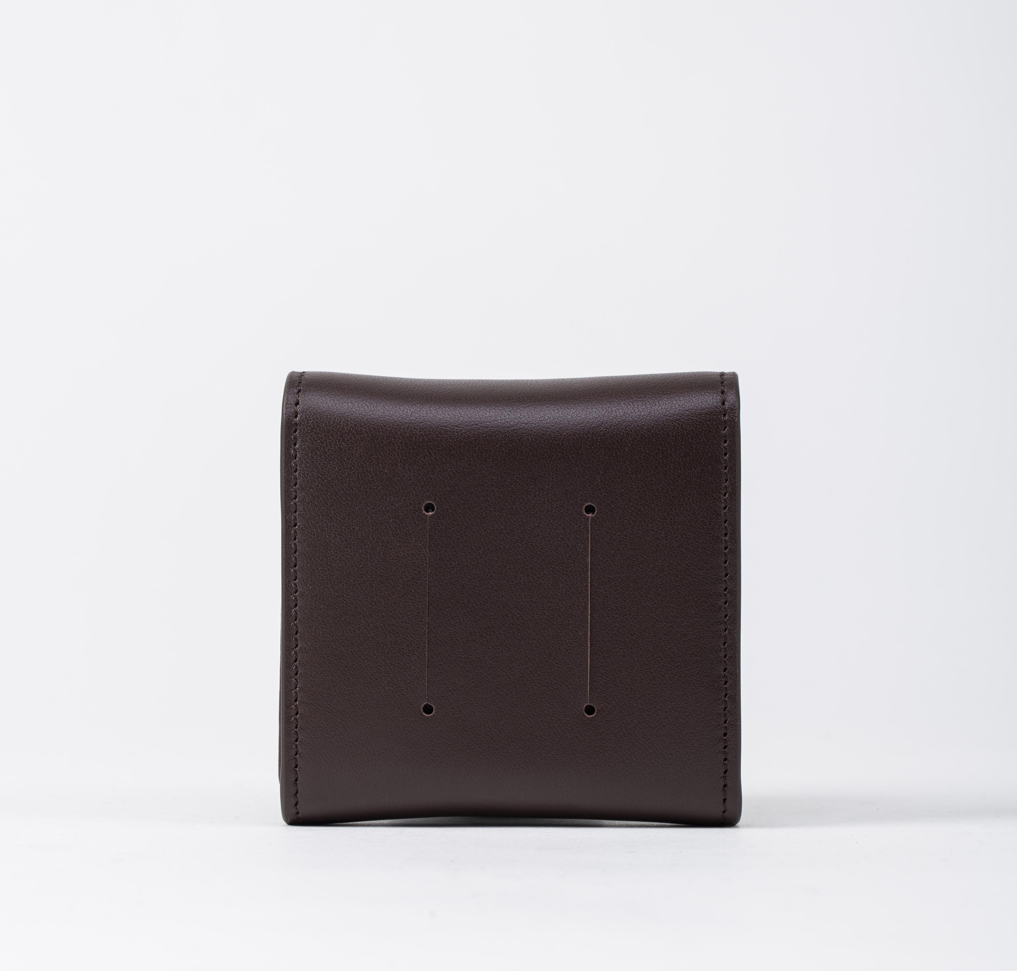 RENZO COSTA-MONEDERO CASUAL CON DETALLE DE LINEA EN CONTRASTE MOC 2254 6 DK BROWN / 5 TAN - 2