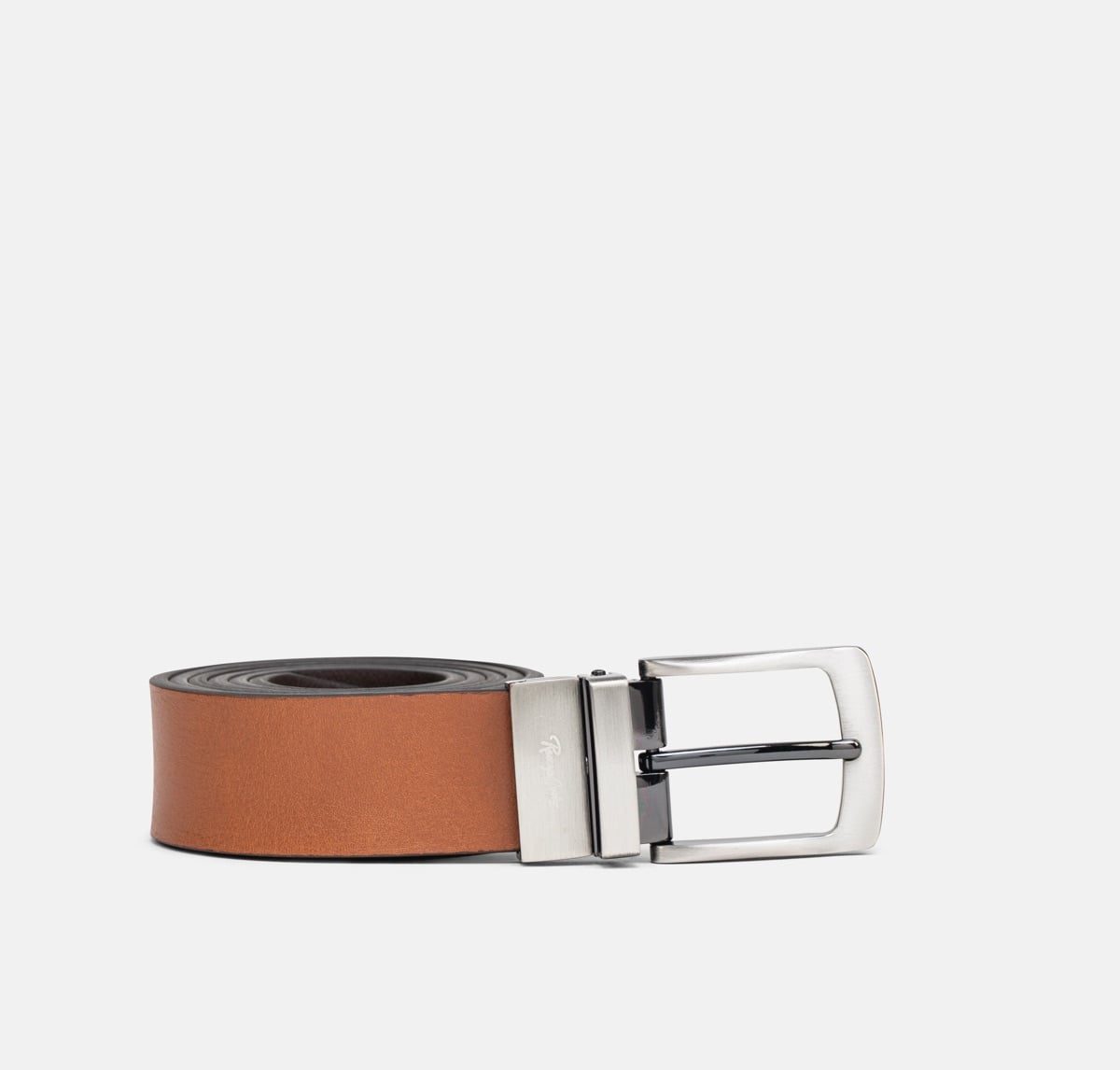 RENZO COSTA-CORREA REVERSIBLE DE CUERO LISO BN13 C 11108/35 T.MORO/CUOIO/PRAGA - 1