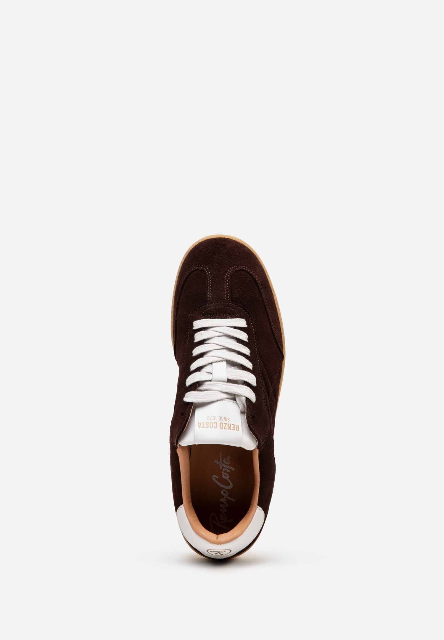 RENZO COSTA-SNEAKERS TERRA SUEDE ZPC 2557 CHOCOLATE - 4