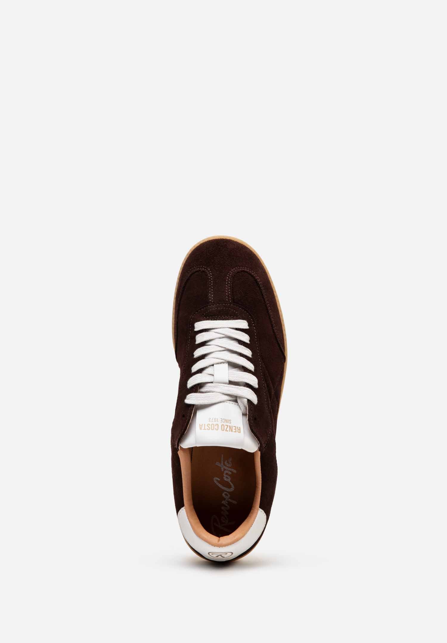 RENZO COSTA-SNEAKERS TERRA SUEDE ZPC 2557 CHOCOLATE - 4